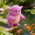 dudu__3d-model-a-pink-fluffy-monster-with-small-eyes-and__21518